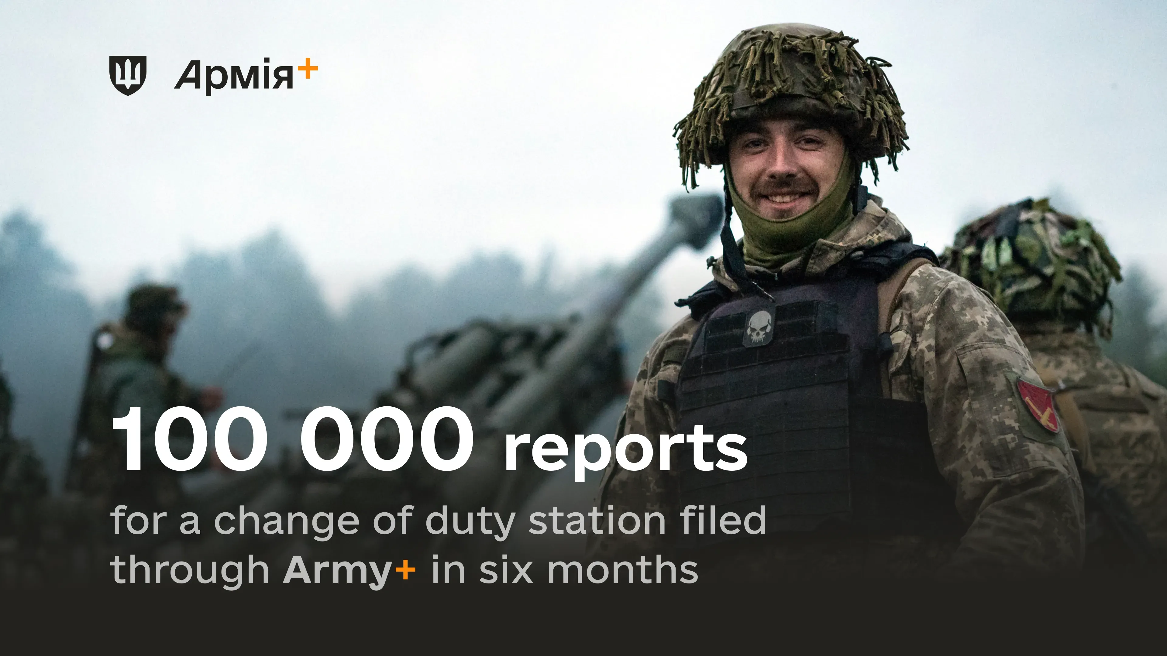 Over six months, 100,000 reports for a change of duty station were submitted via Army+