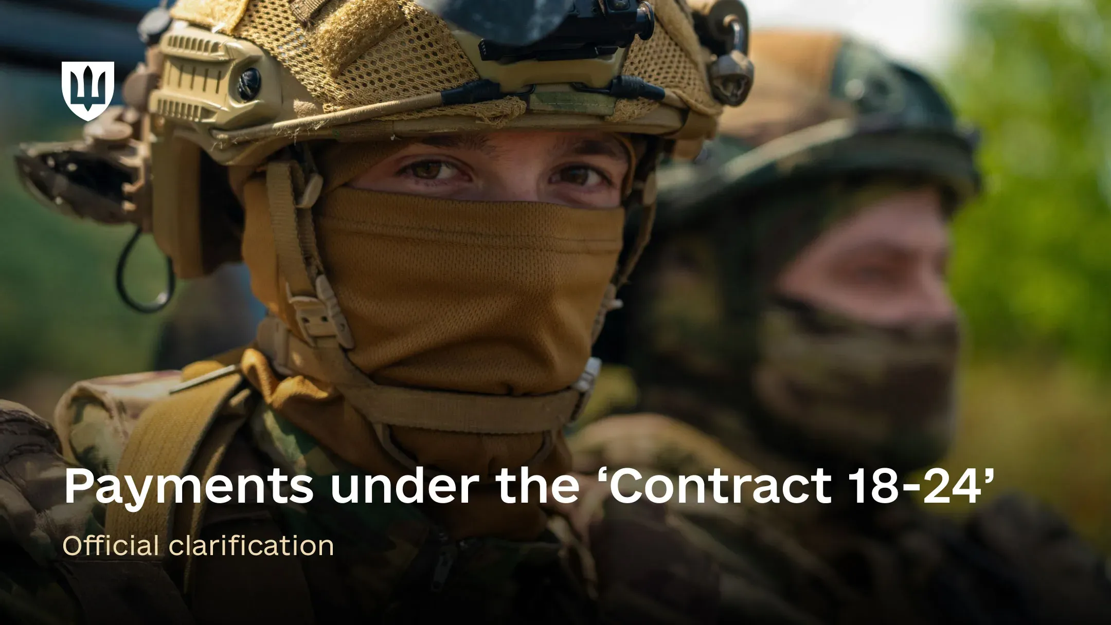 Payments under the Contract 18-24