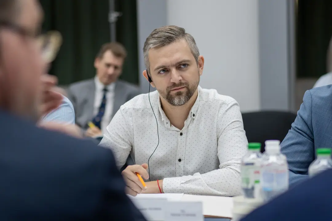 Фото Станівслава Гайдера на зустрічі з делегацією НАТО