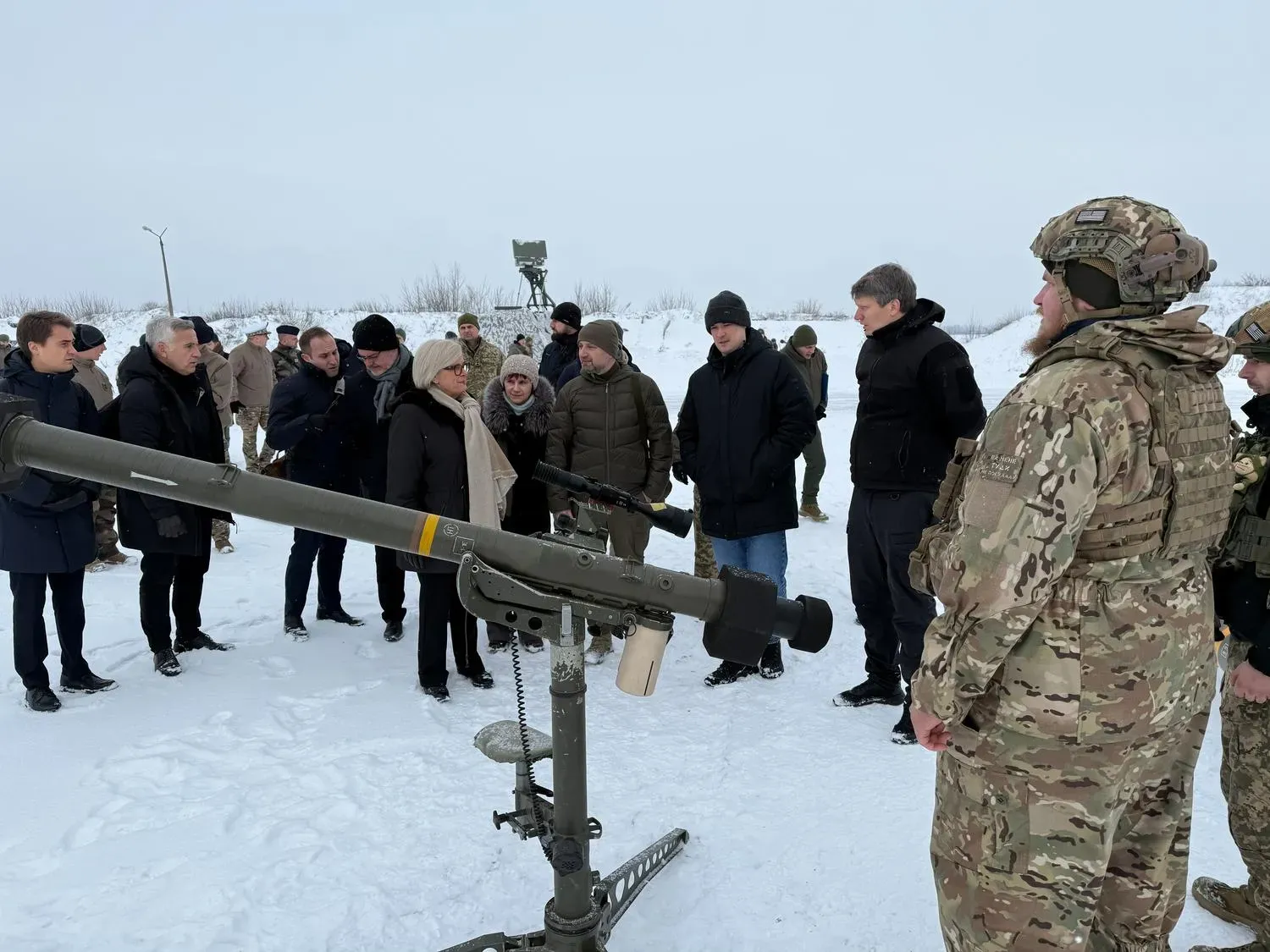 Mykhailo Fedorov, Minister of Defence of Ukraine, together with Deputy Minister of Defence for European Integration Sergiy Boyev, showed Catherine Vautrin the positions of air defence units