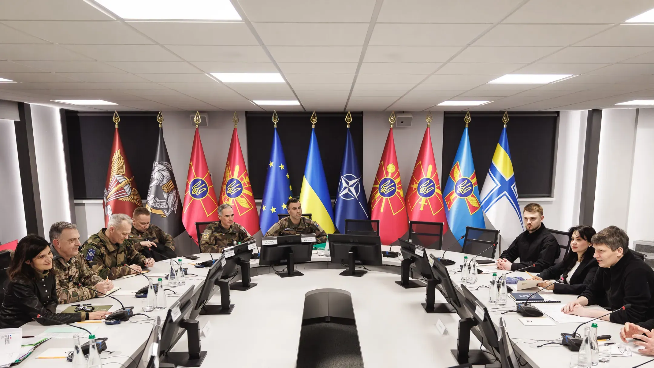 Talks between the Ukrainian delegation led by Deputy Defence Minister of Ukraine, Sergiy Boyev, and the French delegation led by Alice Rufo, Minister Delegate to the Minister of the Armed Forces and Veterans Affairs of France.