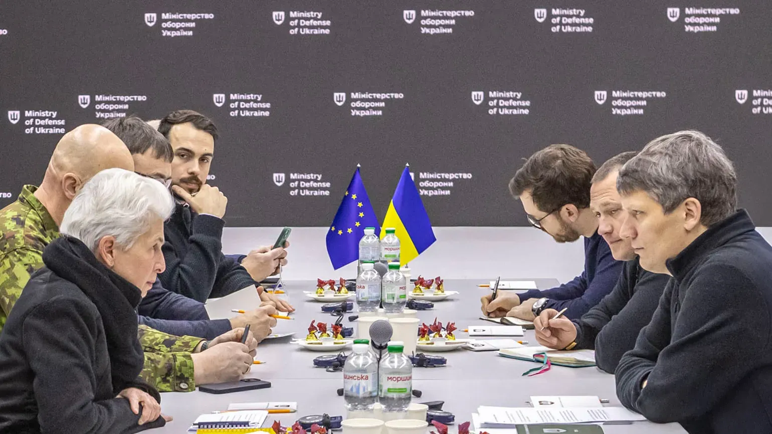 Delegations of the Ministry of Defence of Ukraine and the European Parliament