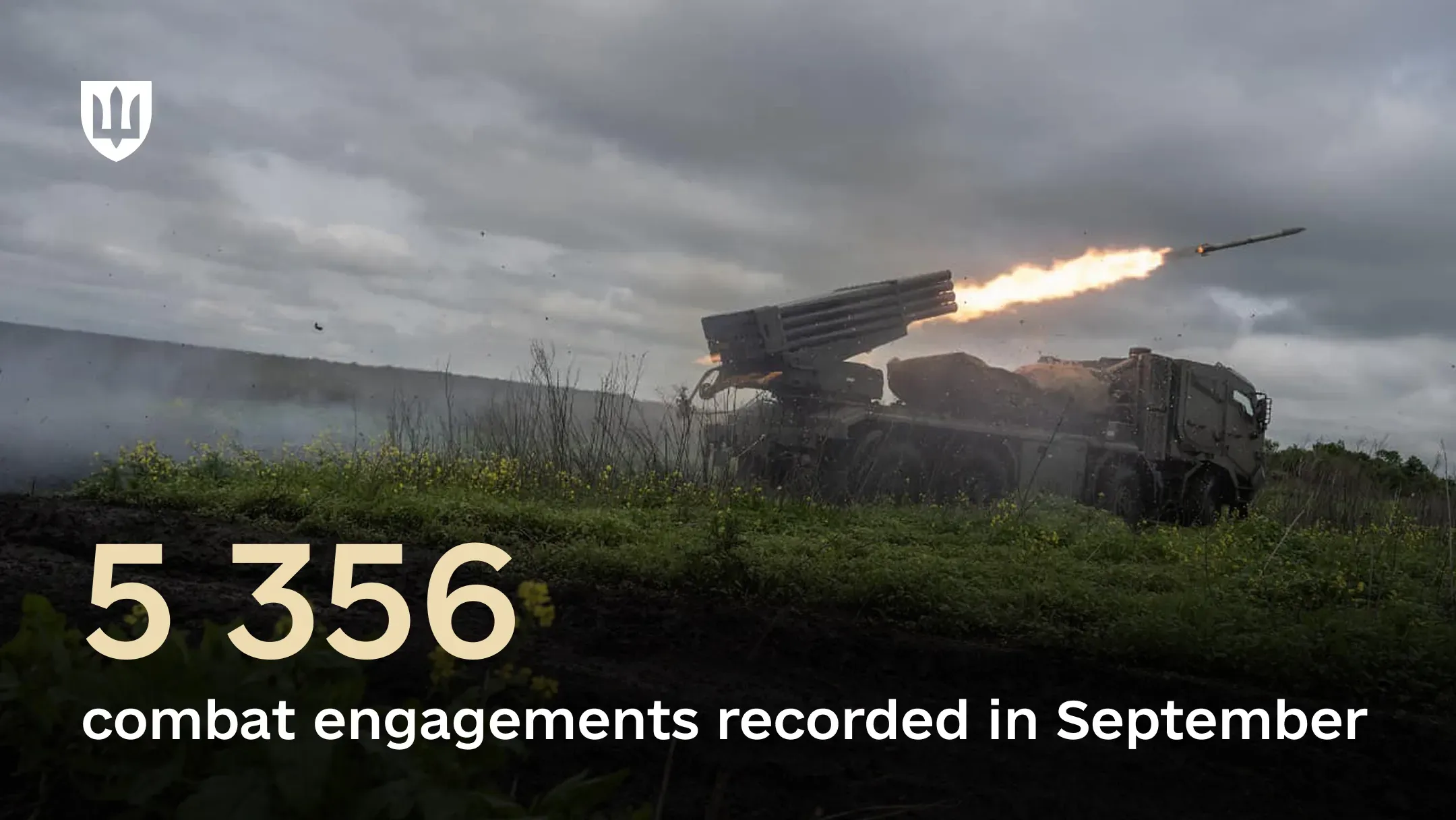 In September, there were 5,356 combat engagements along the front