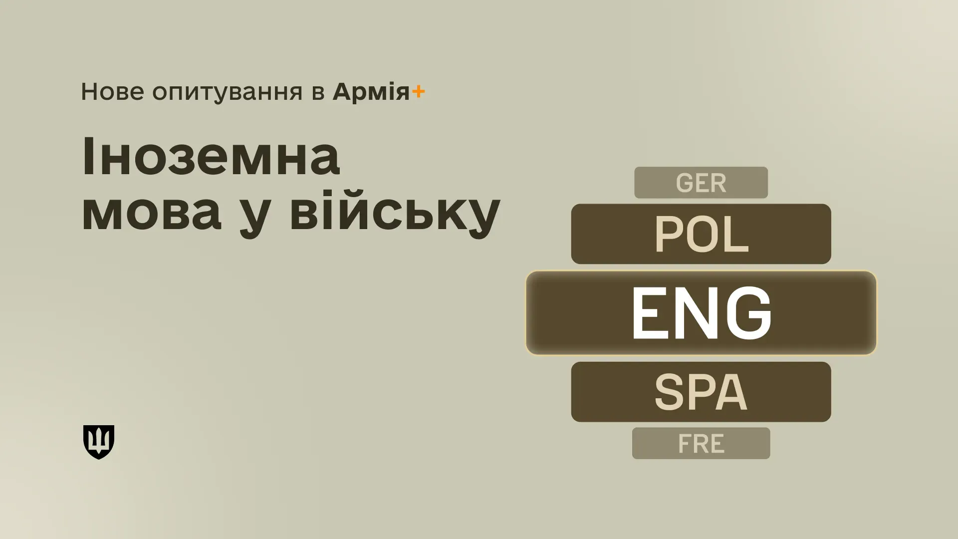 У застосунку Армія+ розпочалося нове опитування про знання іноземних мов та досвід їх використання на службі