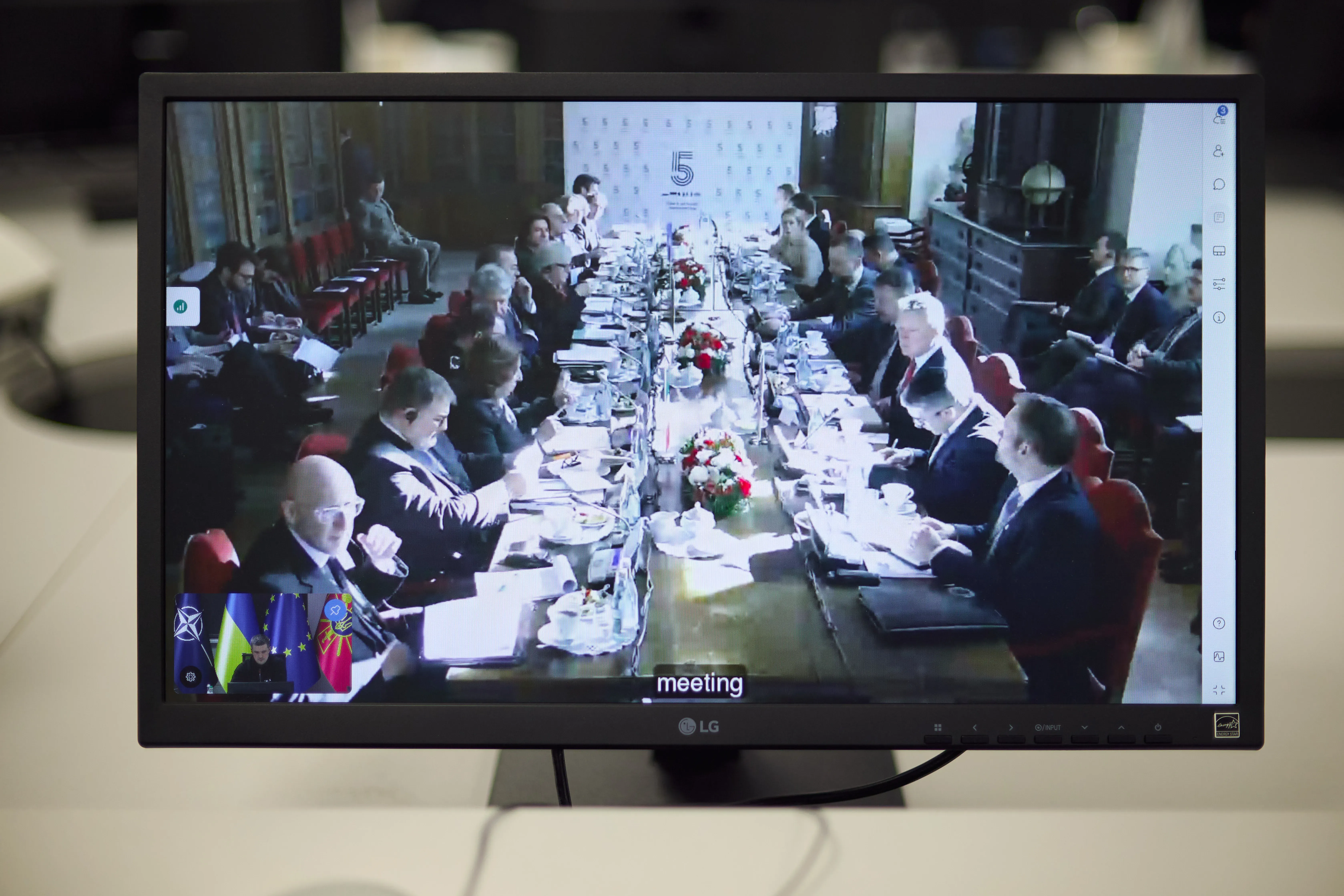 Представники групи E5, Високий представник ЄС Кая Каллас та заступниця Генерального секретаря НАТО Радміла Шекерінська