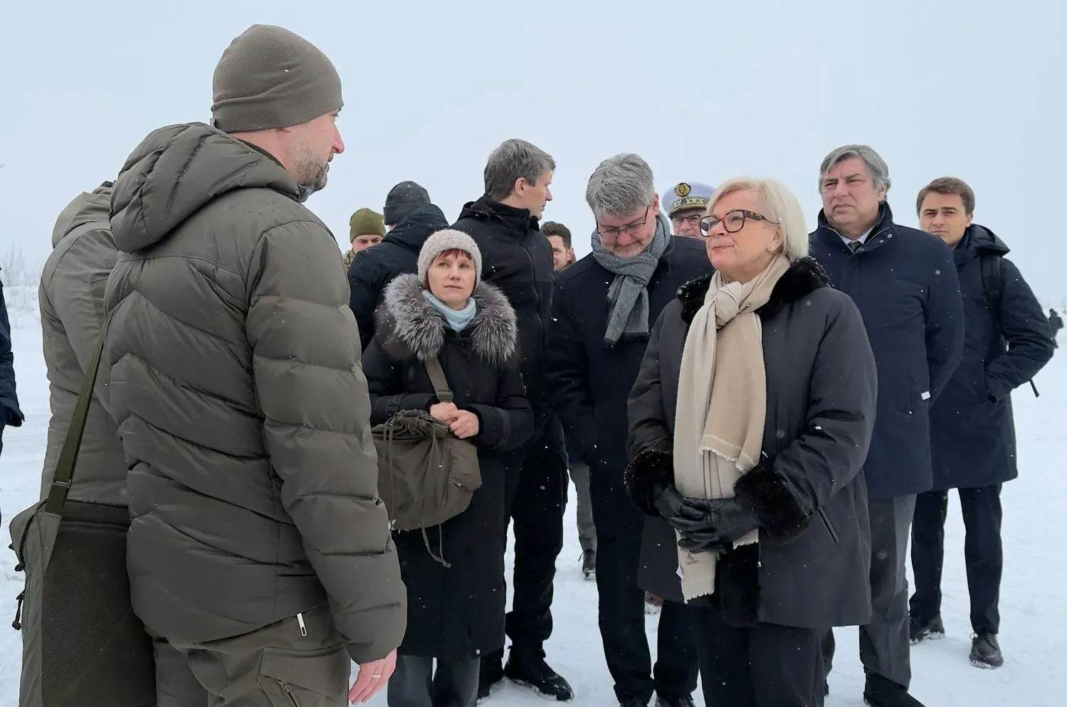 Catherine Vautrin personally met with and spoke to Ukrainian service members