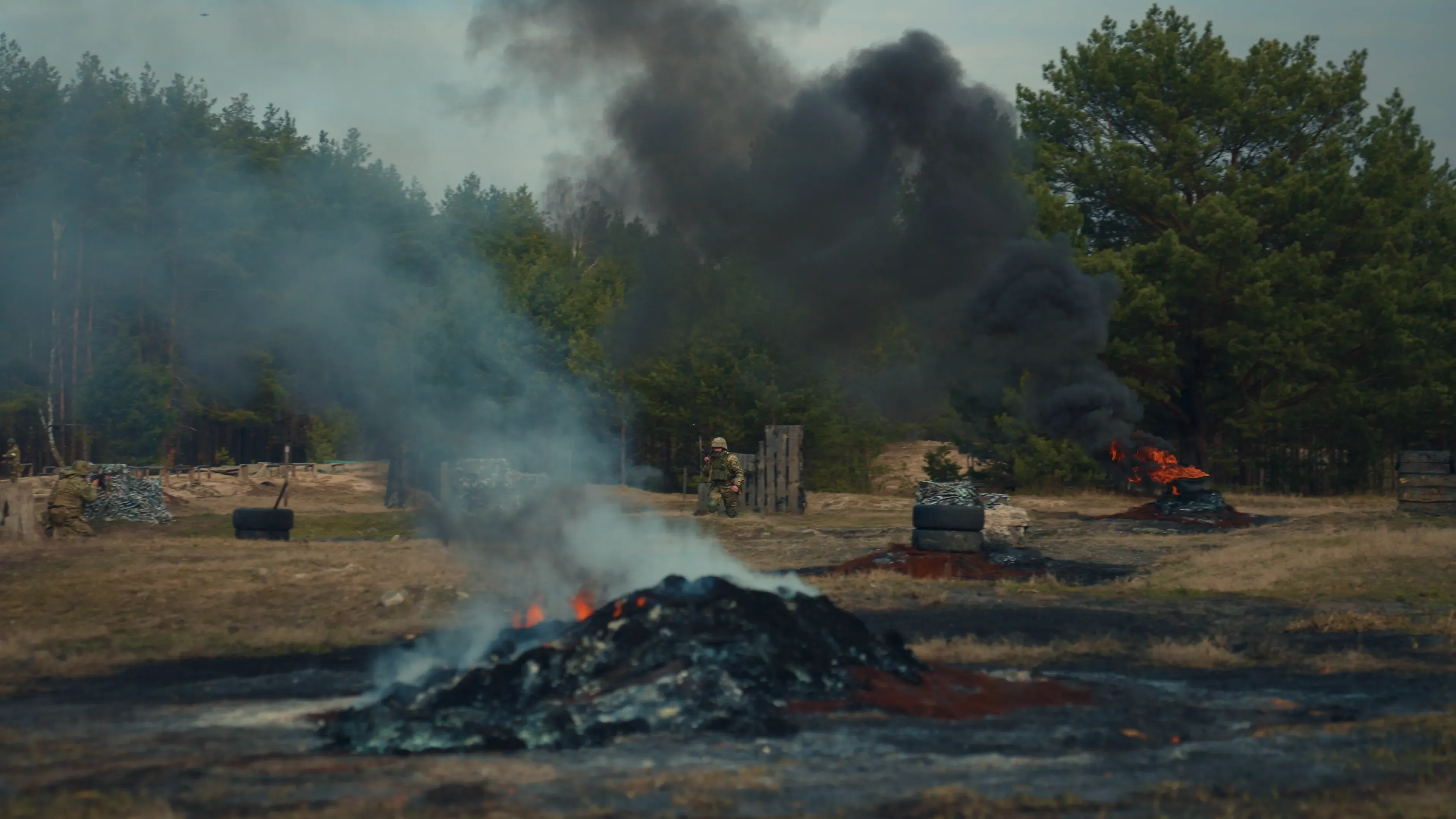 Тренування військових на БЗВП в наближених до бою умовах
