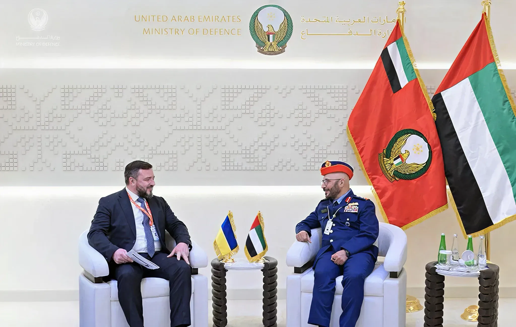 Deputy Minister of Defence of Ukraine Oleksandr Kozenko holds a meeting with His Excellency Lieutenant General Pilot Ibrahim Nasser Al-Alawi, Undersecretary of the Ministry of Defence of the United Arab Emirates