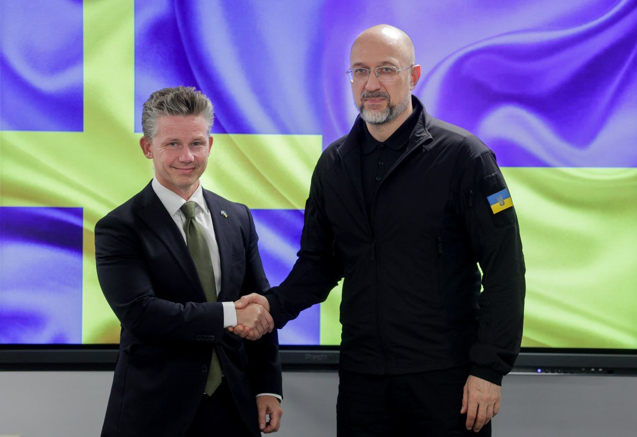 Міністр оборони України Денис Шмигаль та Міністр оборони Швеції Пол Йонсон підписали Лист про наміри щодо спільного виробництва оборонної продукції в обох країнах