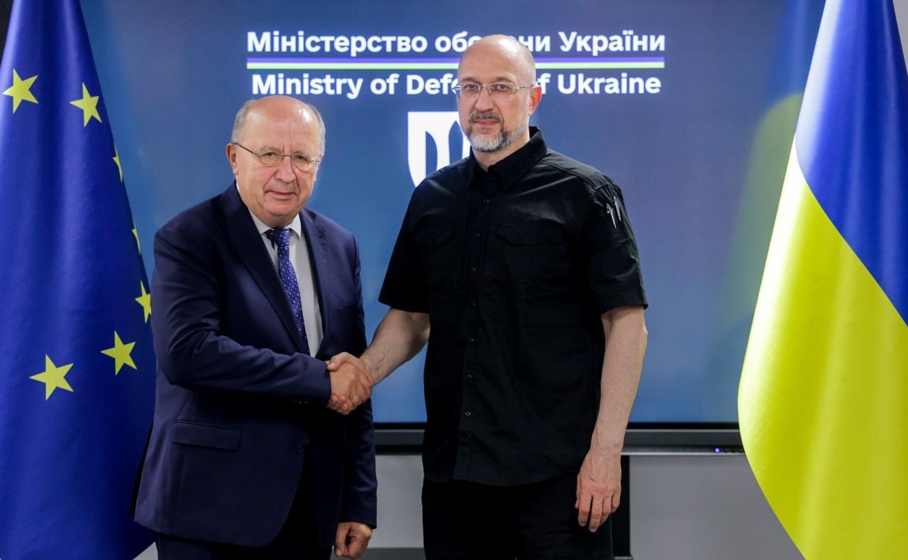 Денис Шмигаль обговорив з єврокомісаром Андрюсом Кубілюсом спільні проєкти й виробництво дронів