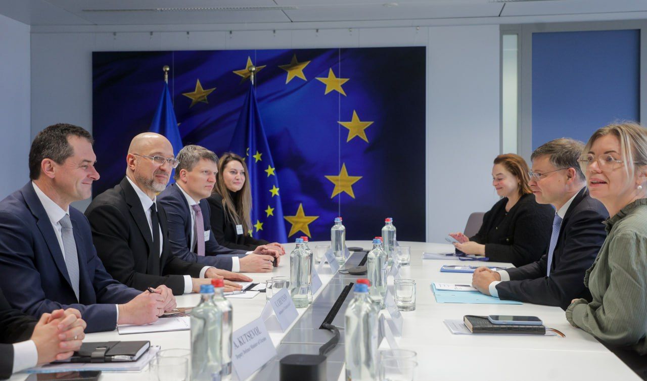 In Brussels, Ukraine’s Minister of Defence Denys Shmyhal held a series of meetings with key international security partners