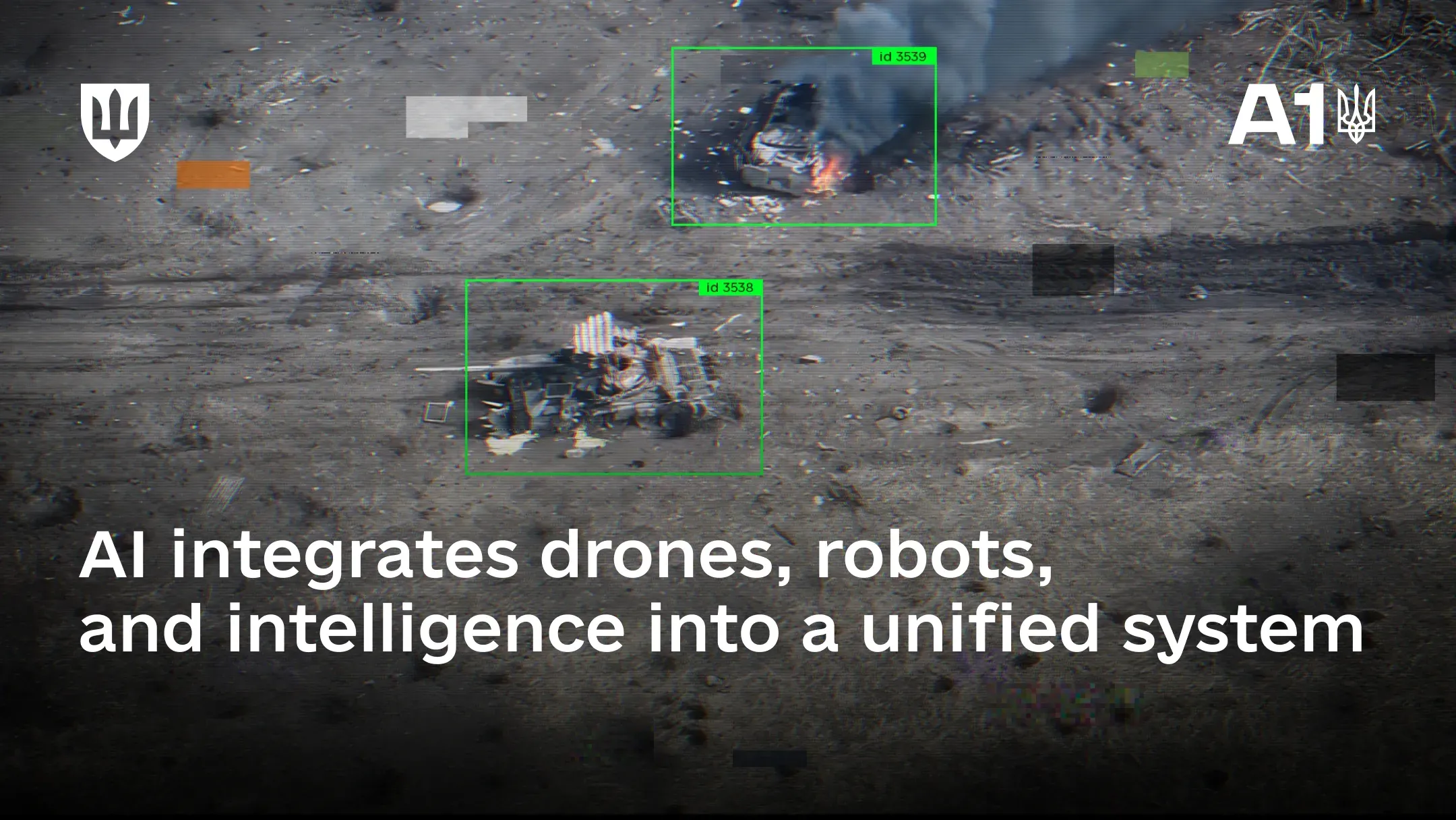 Functioning of an AI-driven system that automatically identifies and integrates drones, robotic systems, and intelligence into a unified digital command-and-control environment
