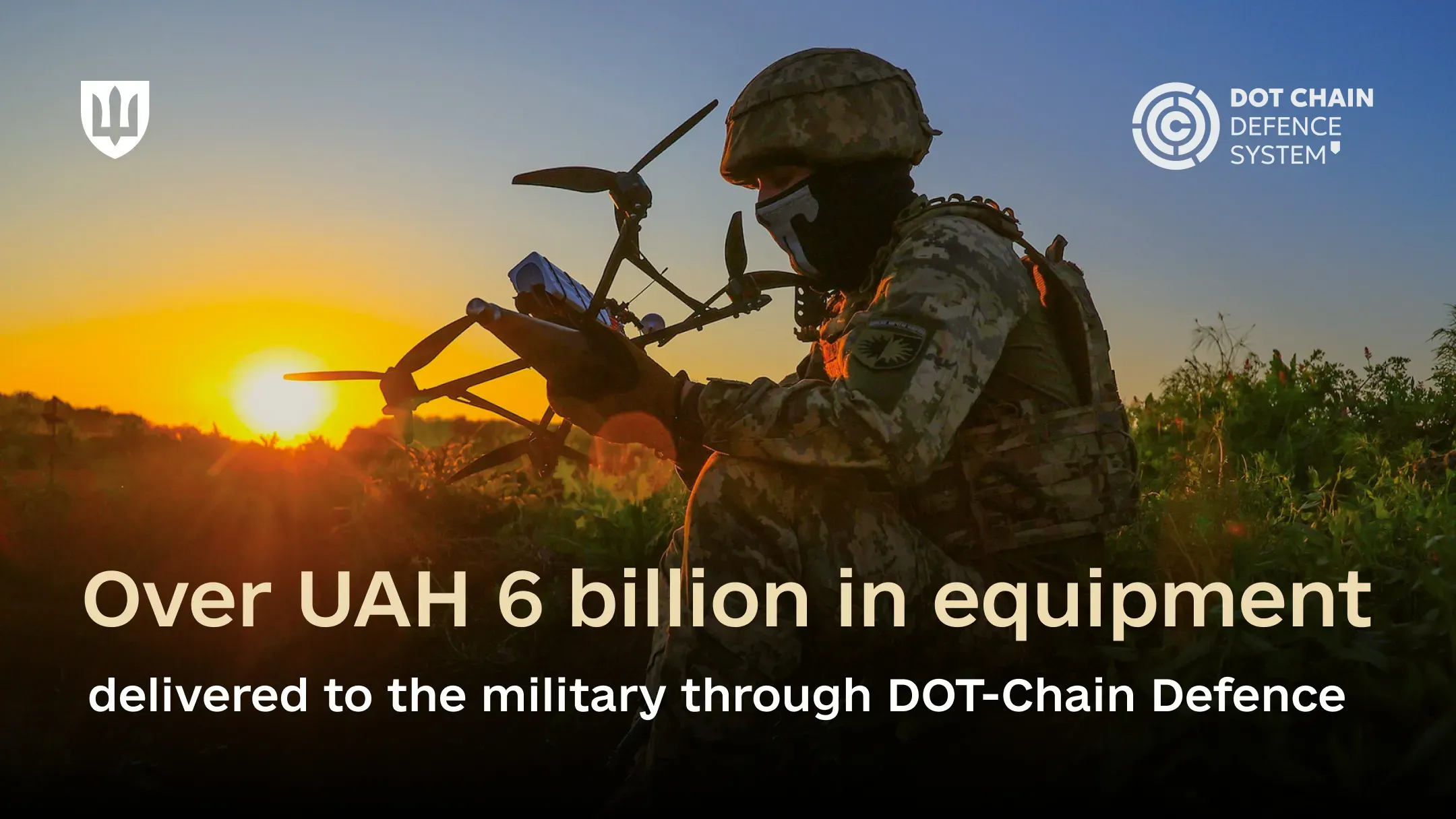 In just over four months, more than UAH 6.15 billion worth of equipment was delivered to the military through DOT-Chain Defence
