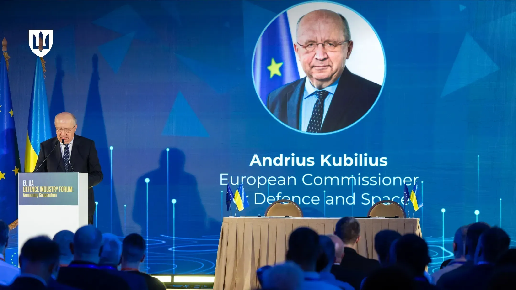 EU Commissioner for Defence and Space Andrius Kubilius