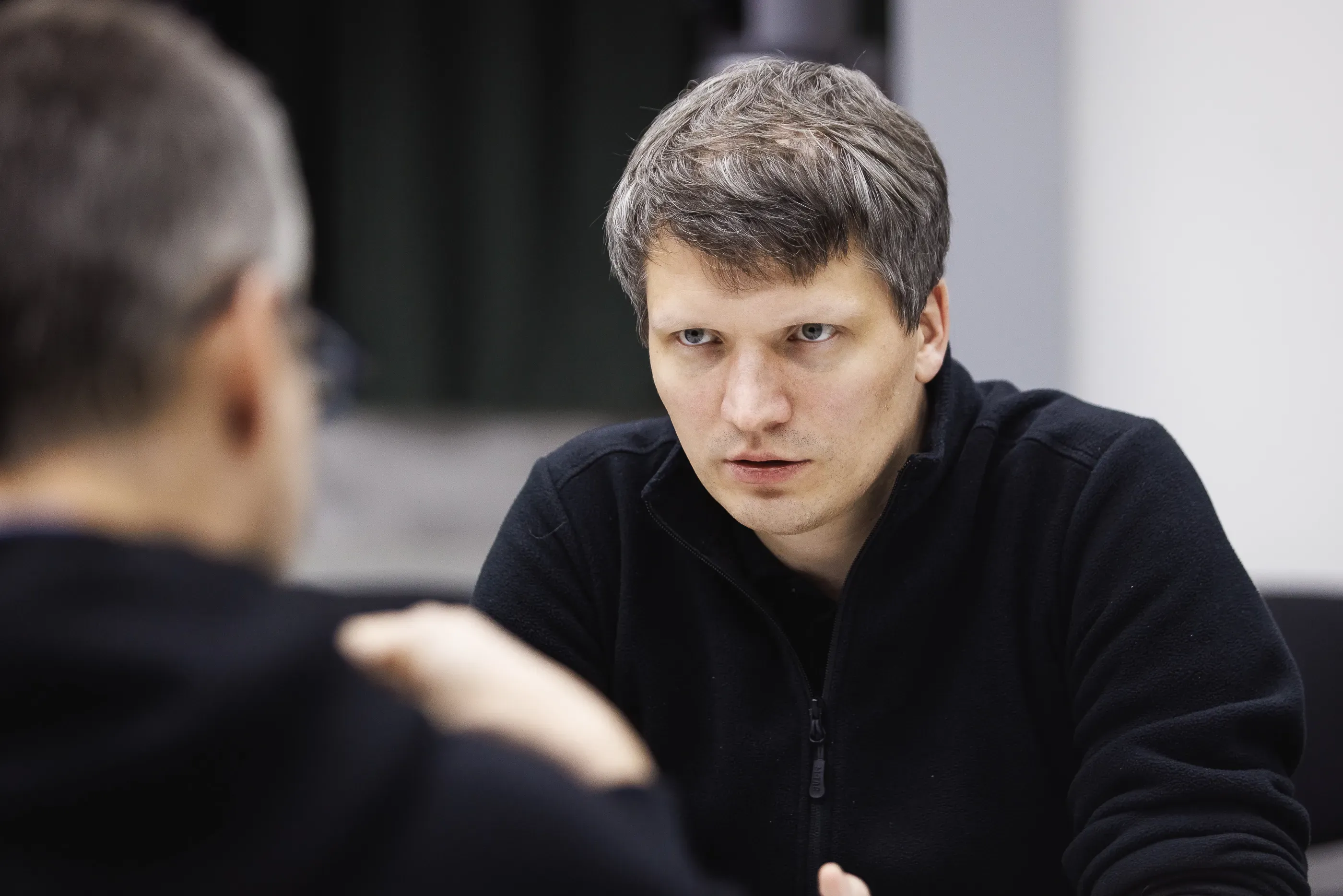 Deputy Minister of Defence of Ukraine Sergiy Boyev during a meeting in Kyiv with the Czech delegation