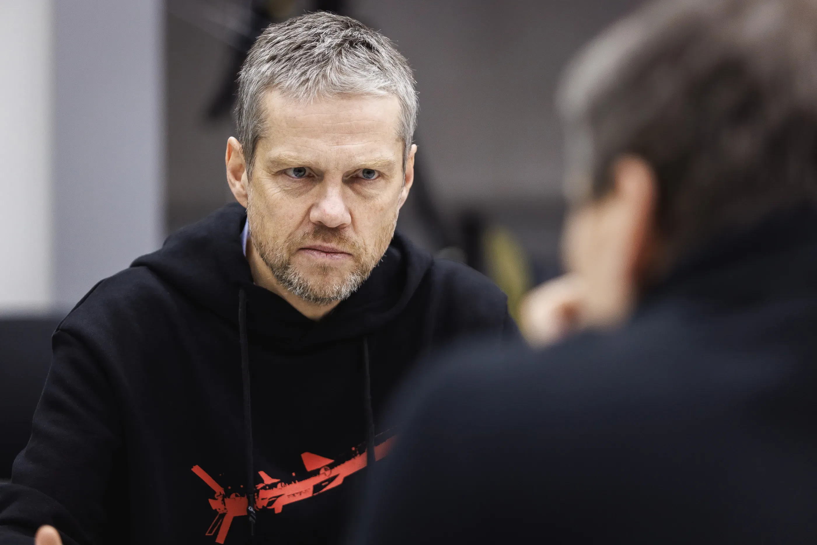 Head of the foreign delegation, Aleš Vytečka, Director of the Intergovernmental Defence Cooperation Agency (AMOS) of the Czech Ministry of Defence, at a meeting with the Ukrainian delegation