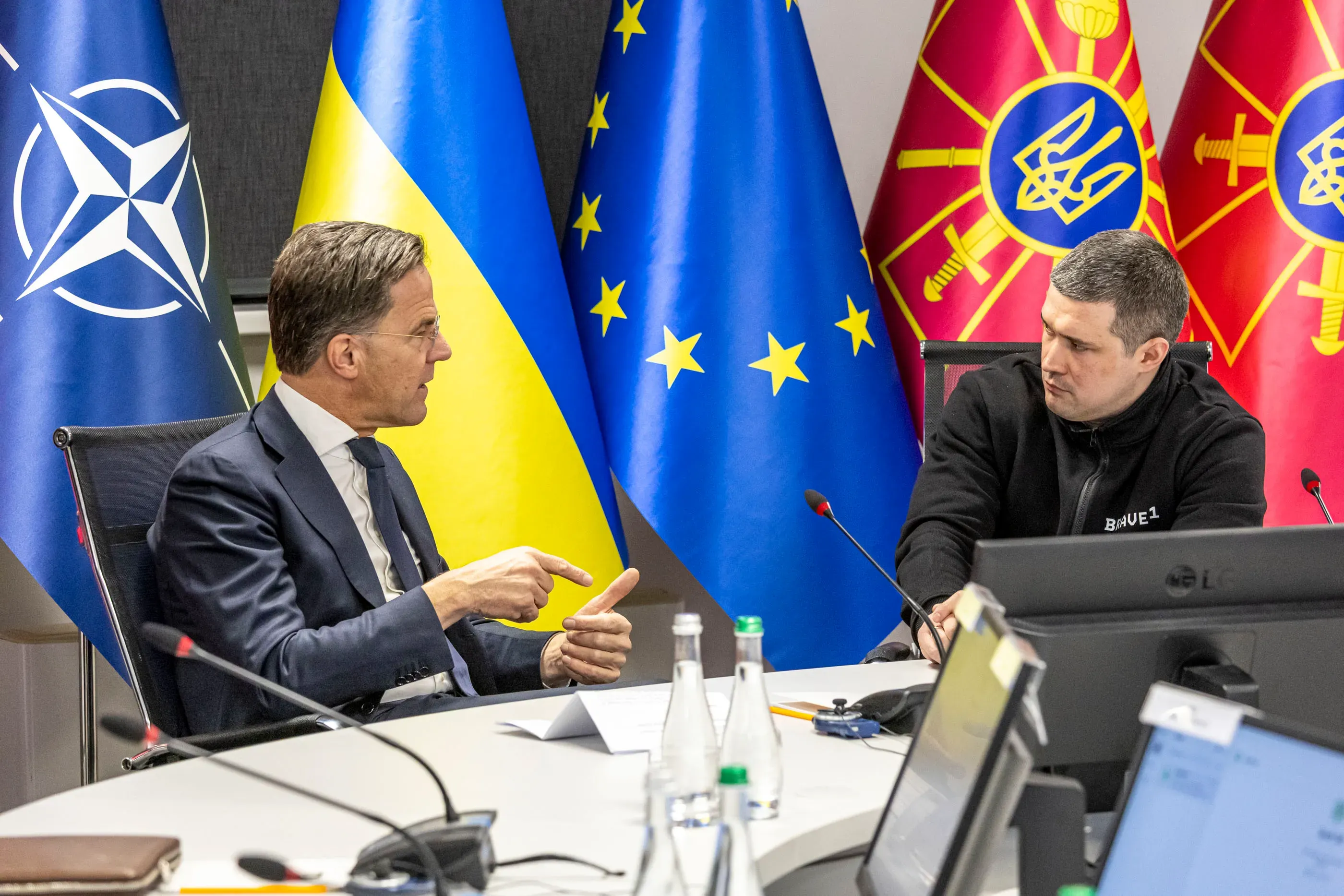  Міністр оборони Михайло Федоров та Генеральний секретар НАТО Марк Рютте