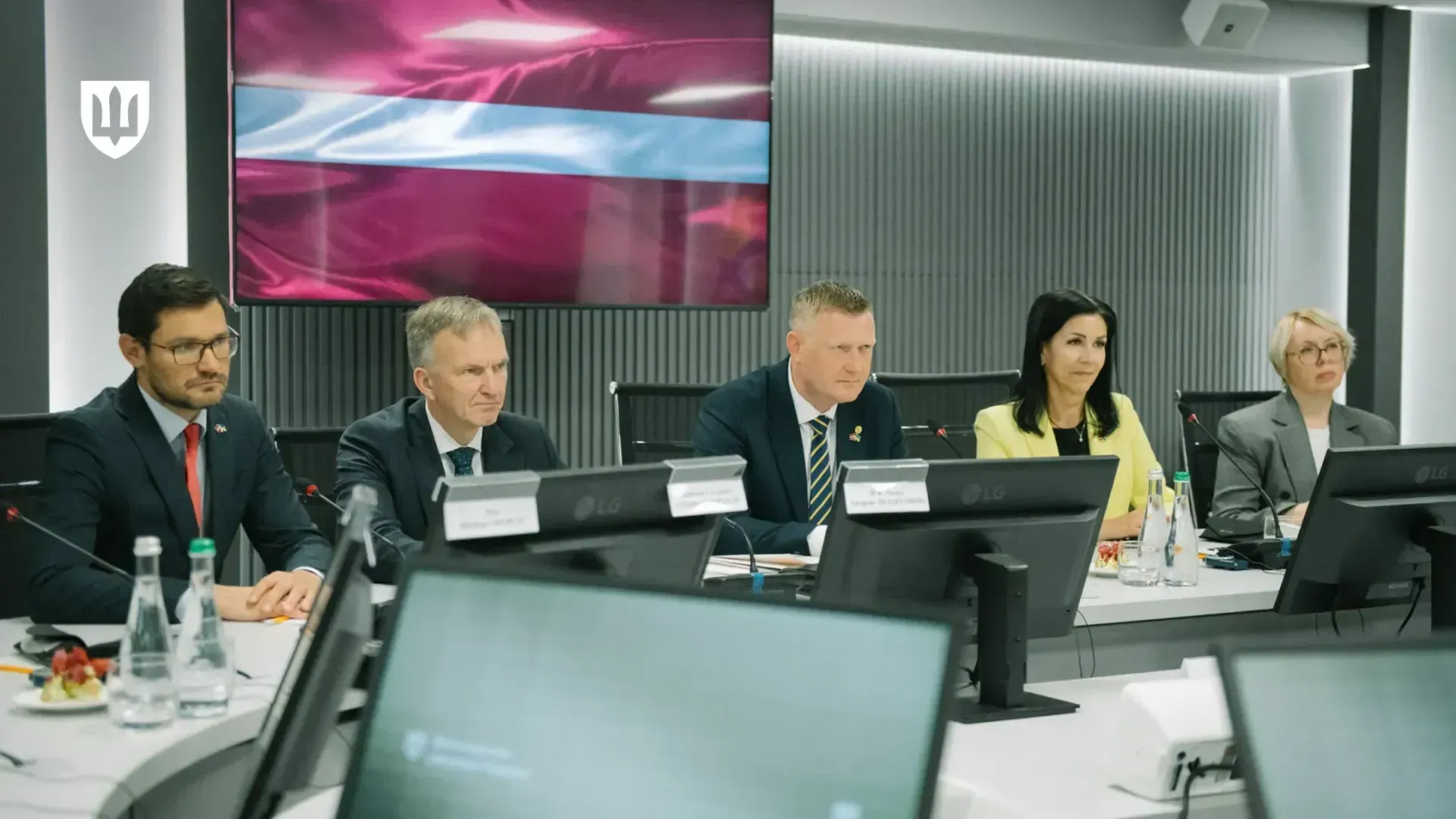 The Ministry of Defence of Latvia delegation headed by Minister of Defence Raivis Melnis