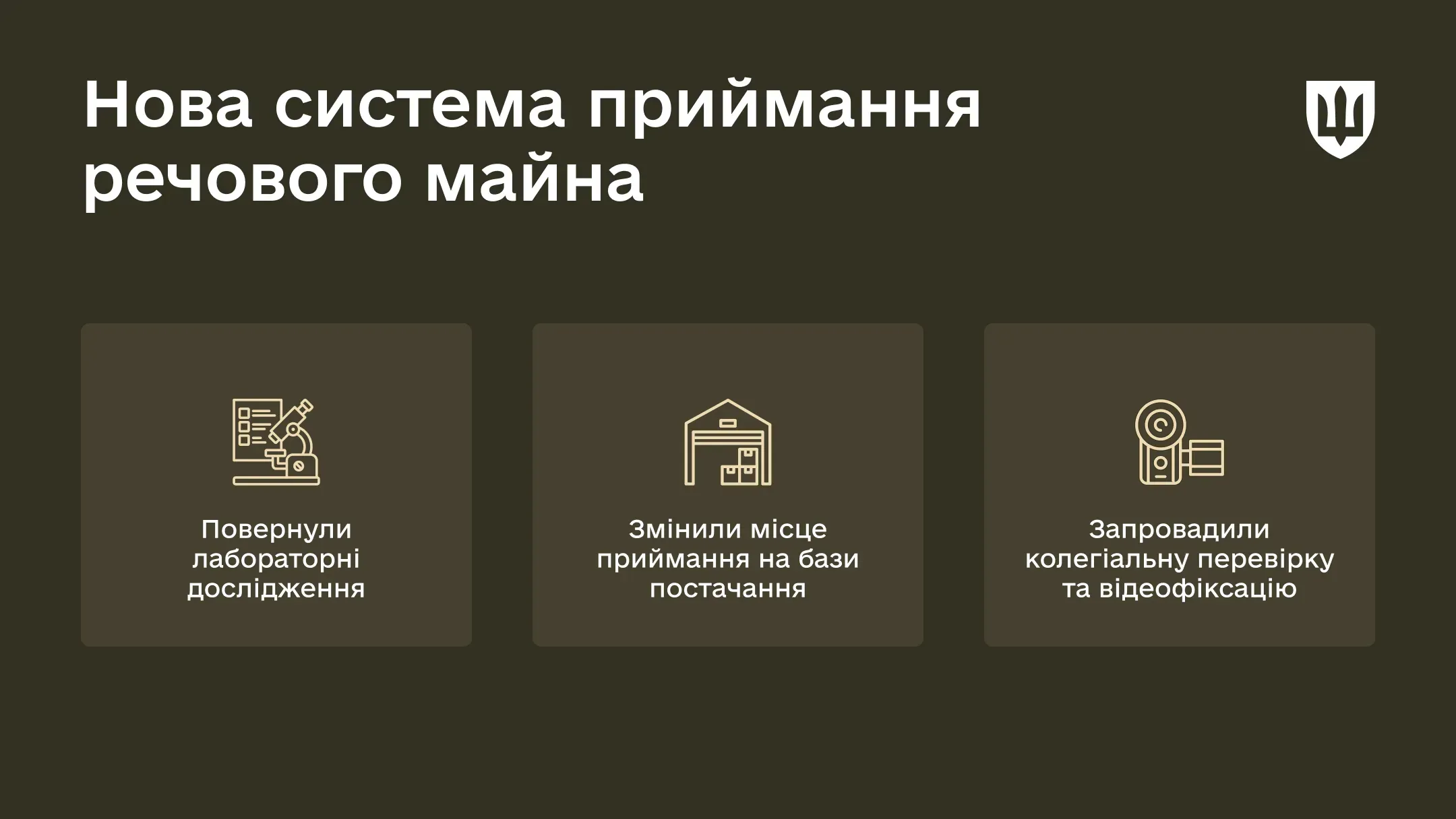 Міноборони використовує нову систему контролю речового майна – що це змінює