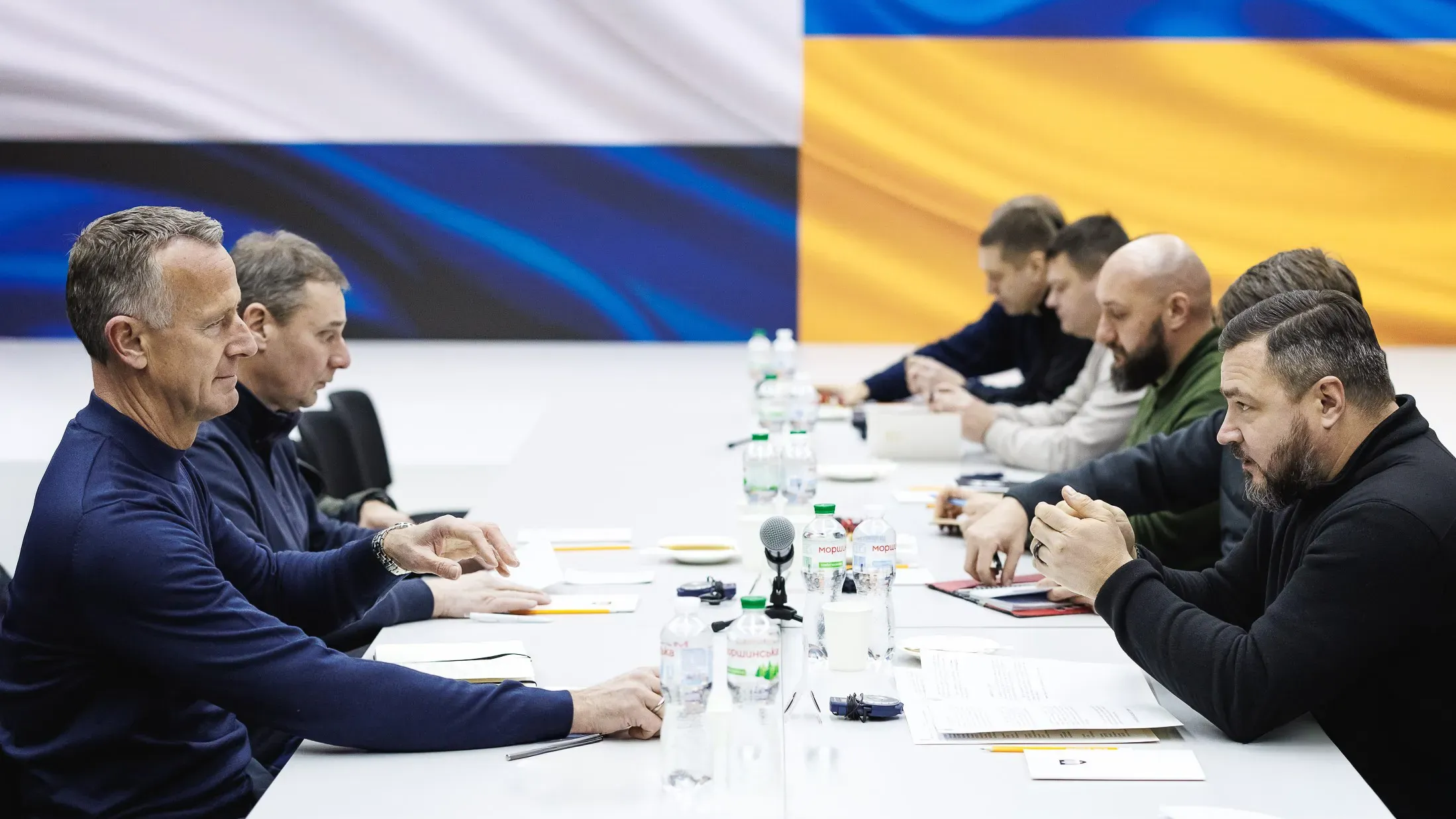 Робоча зустріч делегацій Міністерства оборони України та Нідерландів. Заступник Міністра оборони Олександр Козенко.