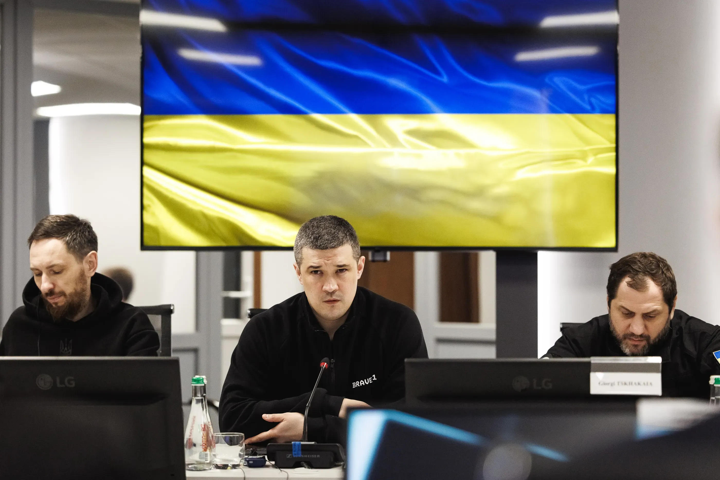 A delegation from the Ministry of Defence of Ukraine, led by Mykhailo Fedorov