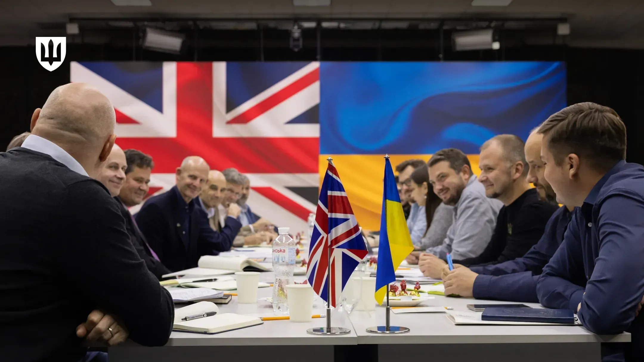 Representatives of the governments of Ukraine and the United Kingdom at the opening of Kyiv Business Centre