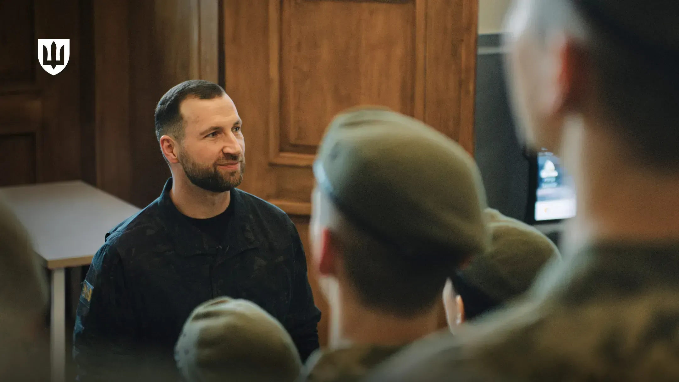 Evgeniy Khmara at the oath-taking ceremony
