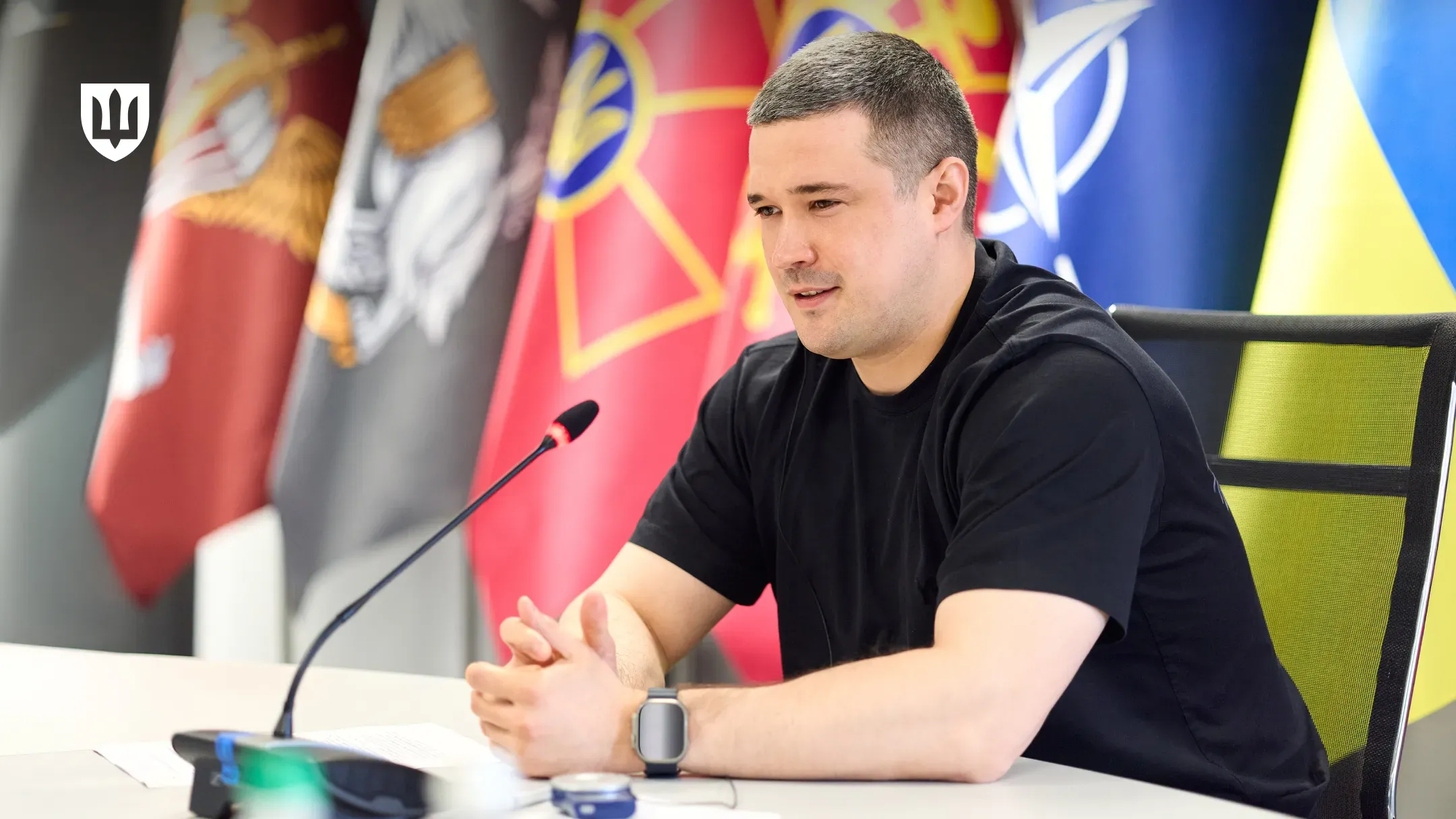 Ukraine’s Minister of Defence Mykhailo Fedorov, during his address at the RUSI Land Warfare Conference