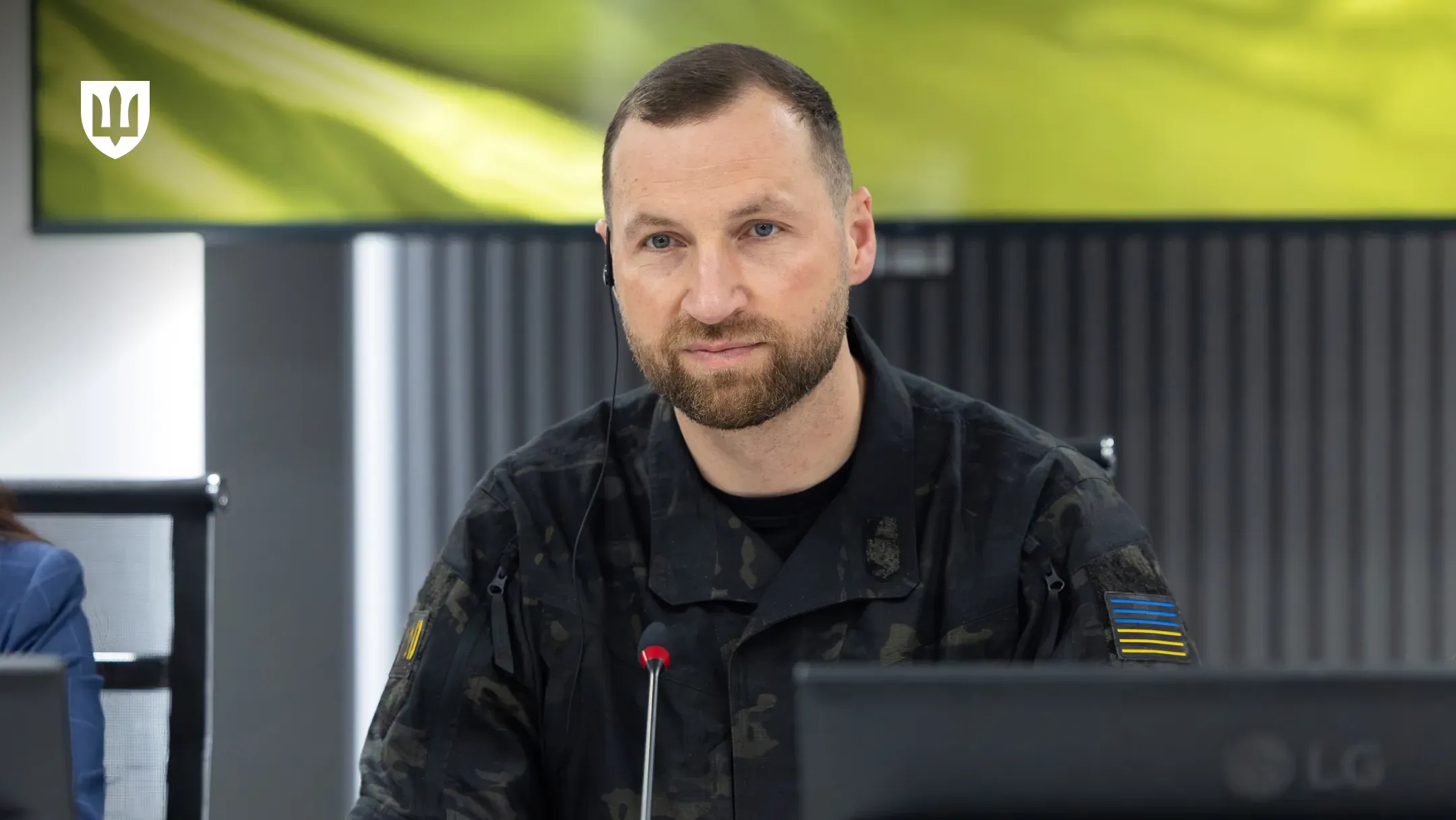 Міністр оборони України Євгеній Хмара на зустрічі з Міністром оборони Литви Робертасом Кауносом