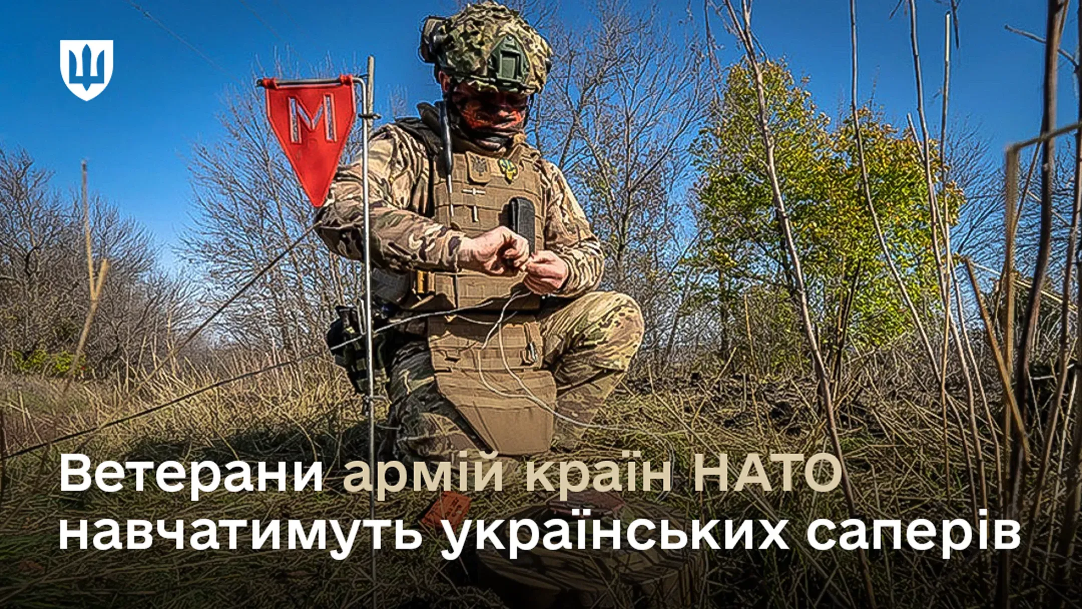 Ветерани армій країн НАТО навчатимуть українських саперів