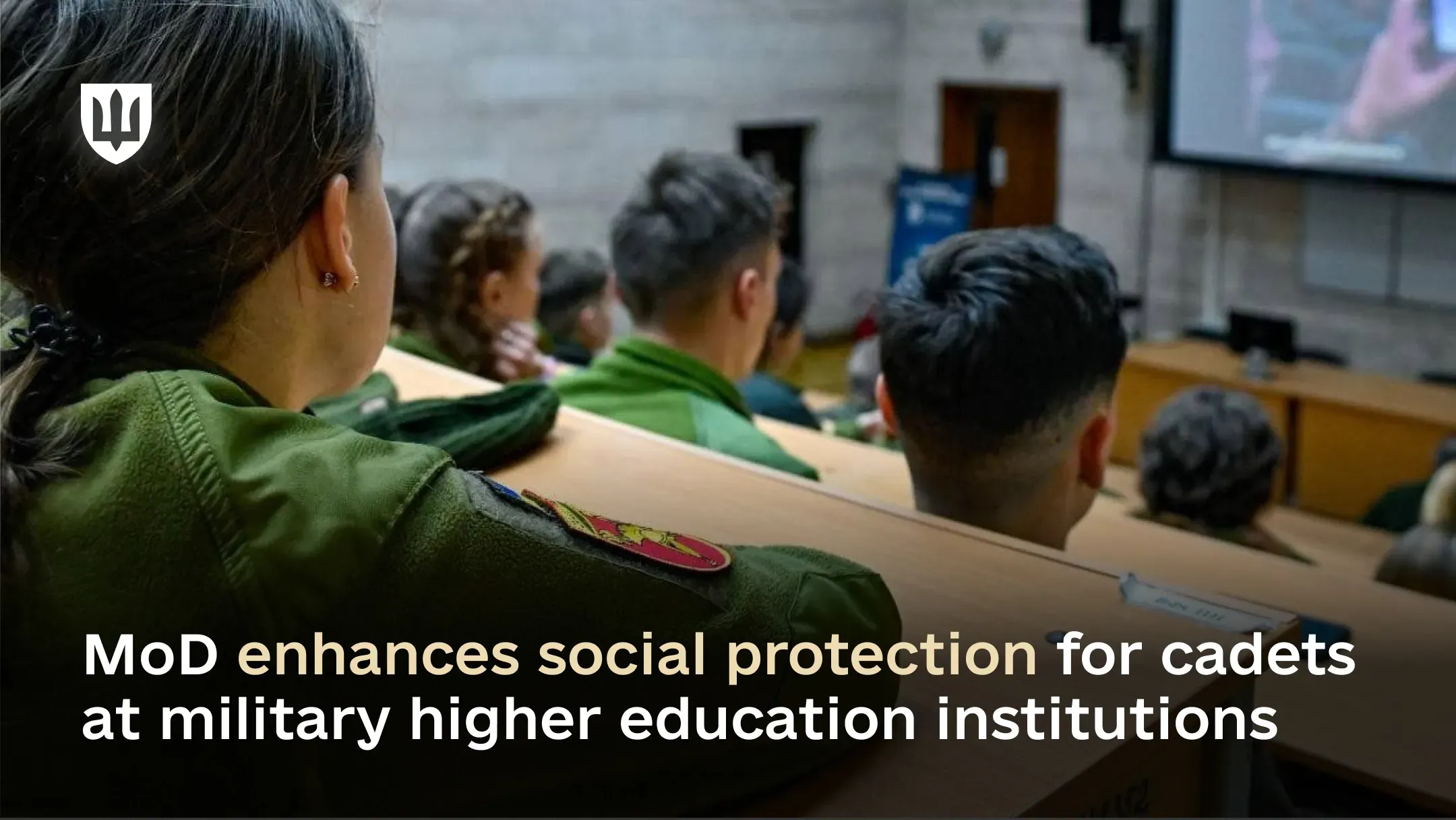 MoD enhances social protection for cadets at military higher education institutions
