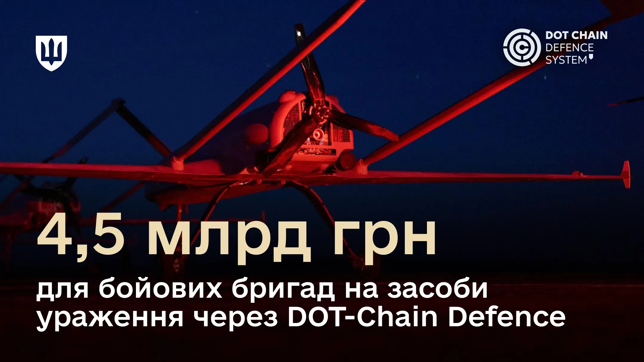 Українські військовослужбовці готують до нічного вильоту далекобійні безпілотники deepstrike