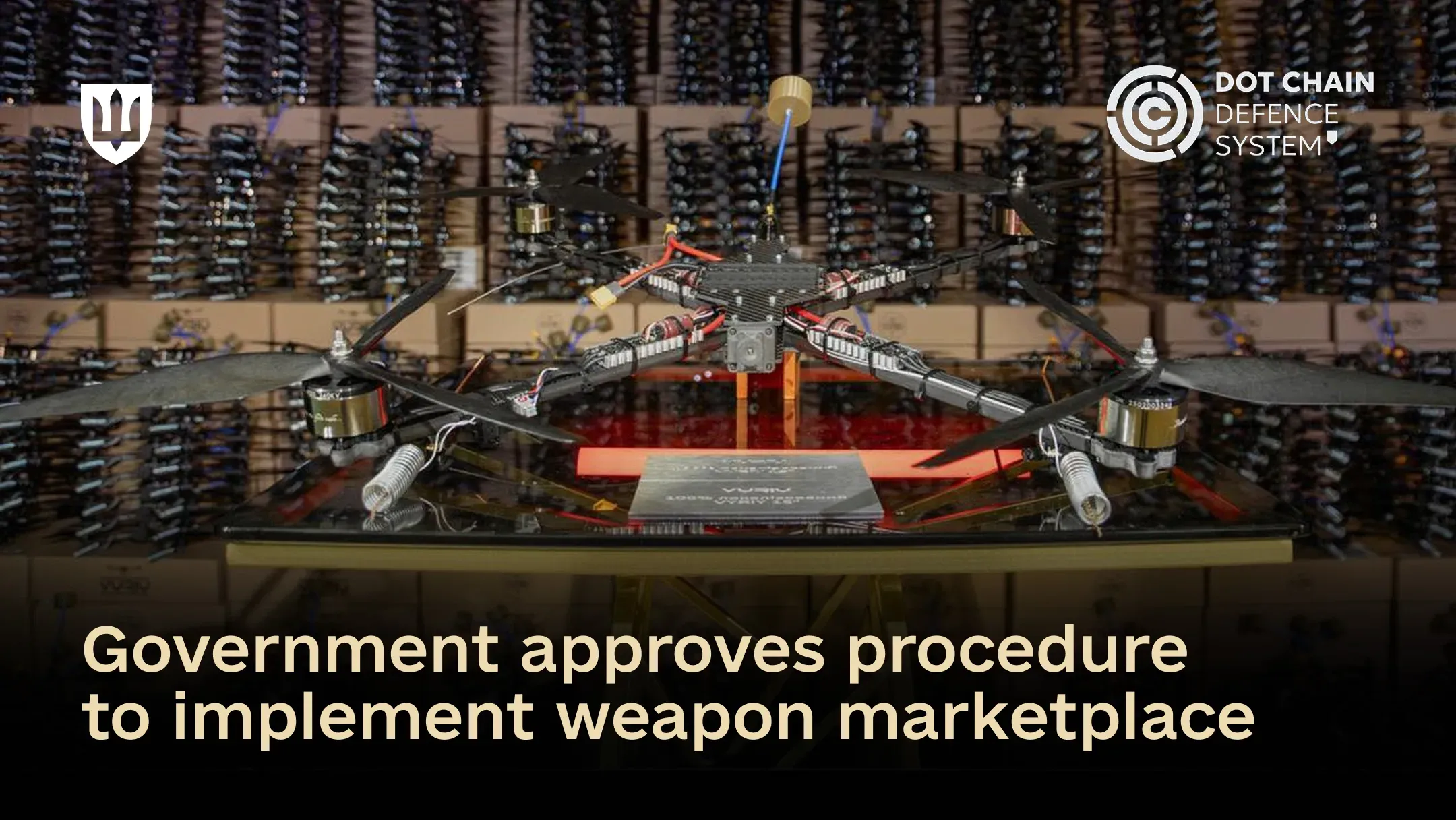 Weapon deliveries will accelerate as the government approves the launch of DOT-Chain Defence — a digital marketplace for weaponry