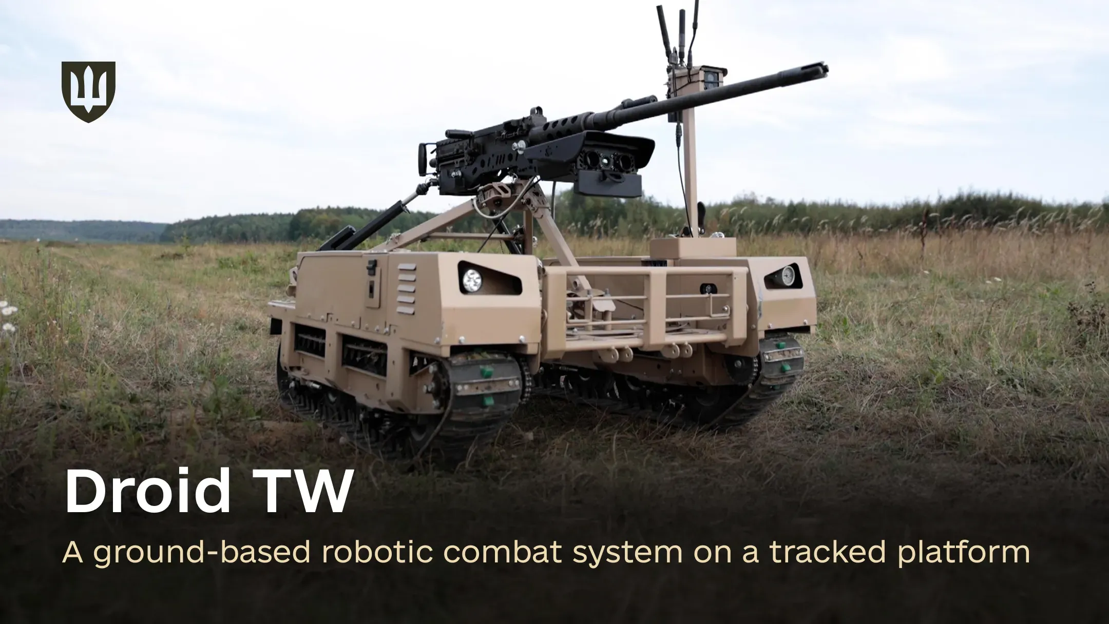 Droid TW: A robotic machine gun resembling something from a science fiction movie