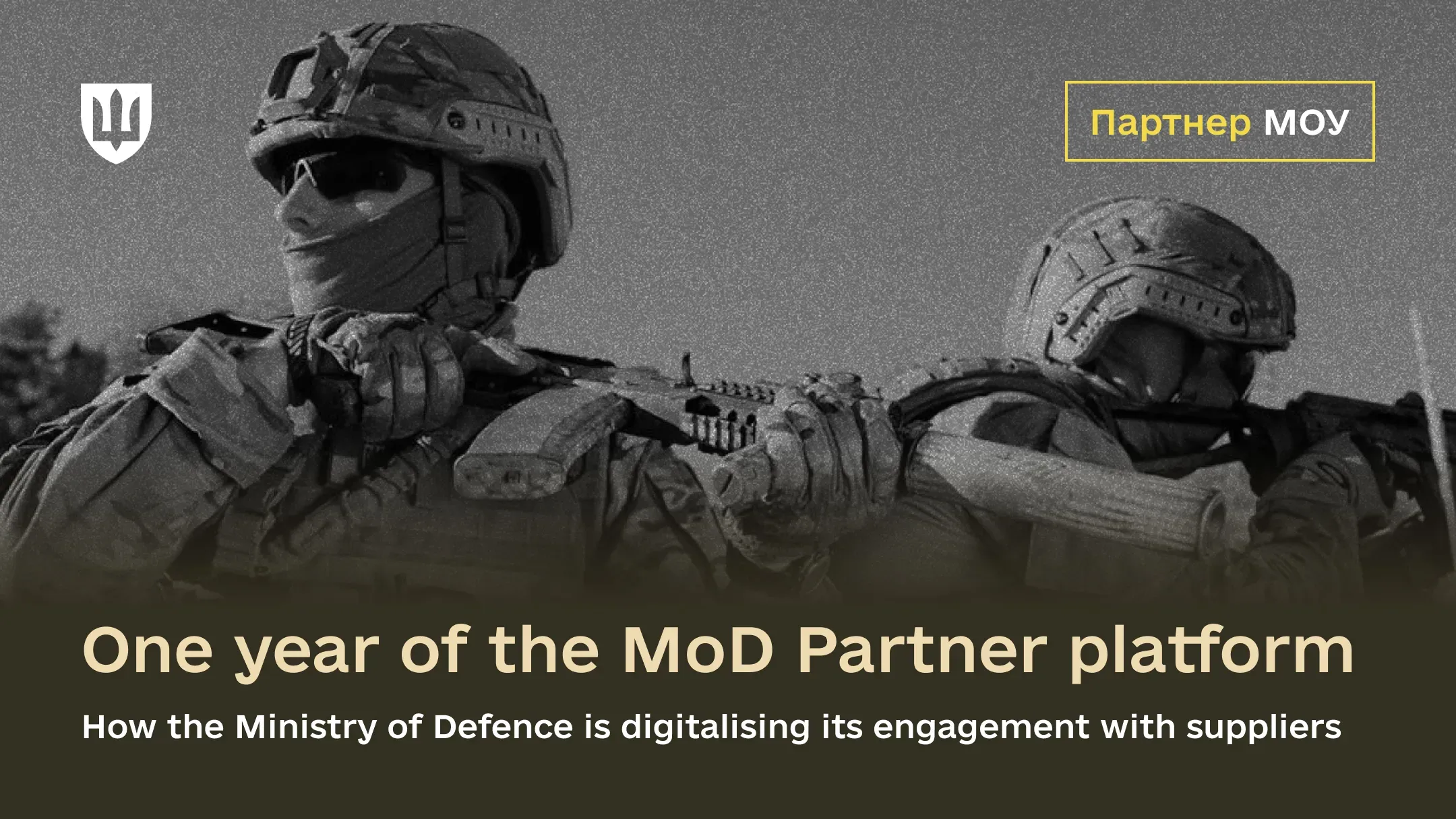 One year of the MoD Partner platform: How the Ministry of Defence is digitalising its engagement with suppliers