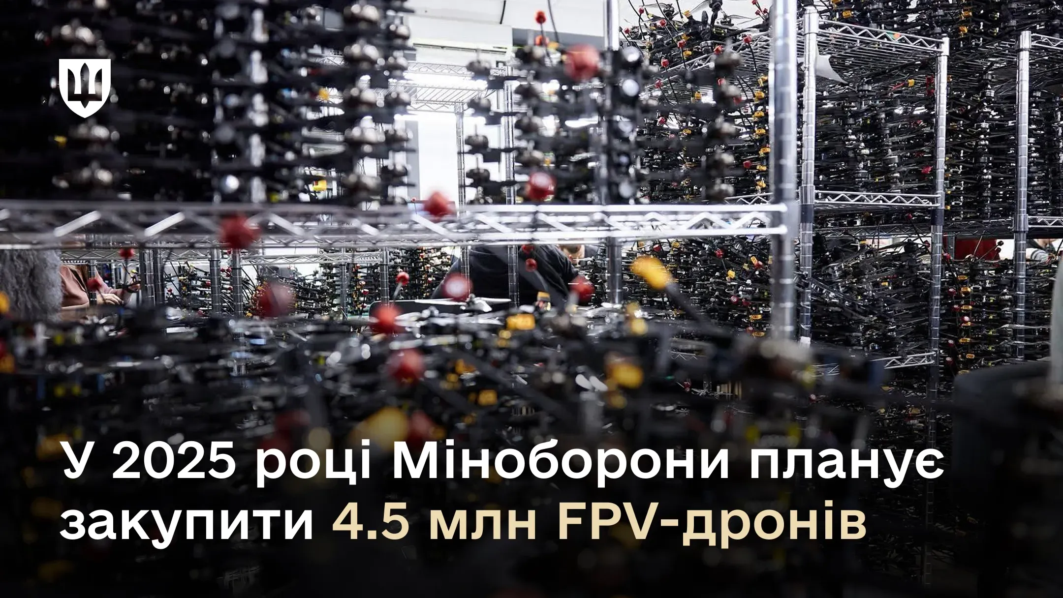 У 2025 році Міноборони планує закупити 4.5 млн FPV-дронів – Гліб Канєвський