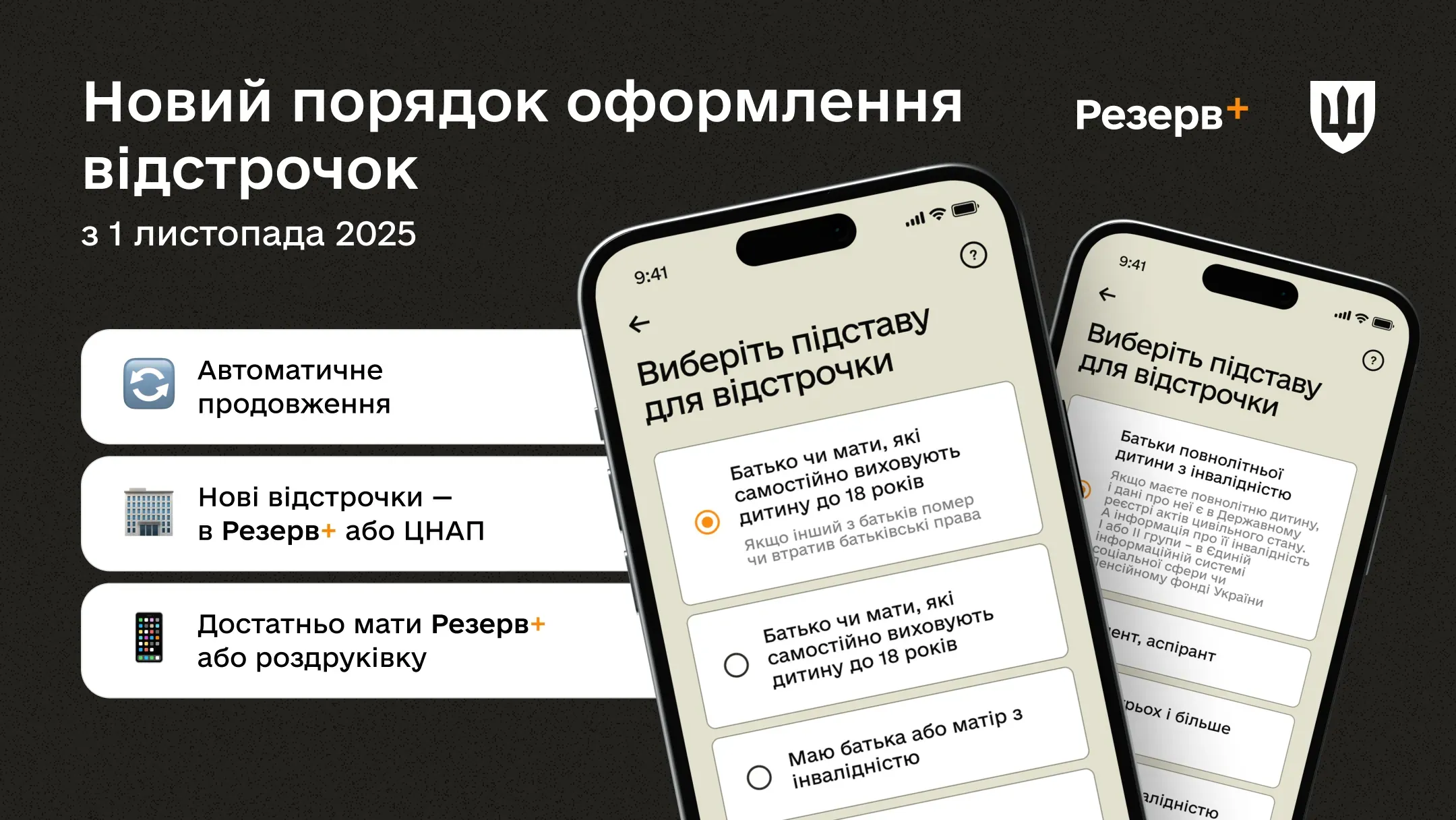 Оформлення і продовження відстрочок:  як спрощується процес з 1 листопада