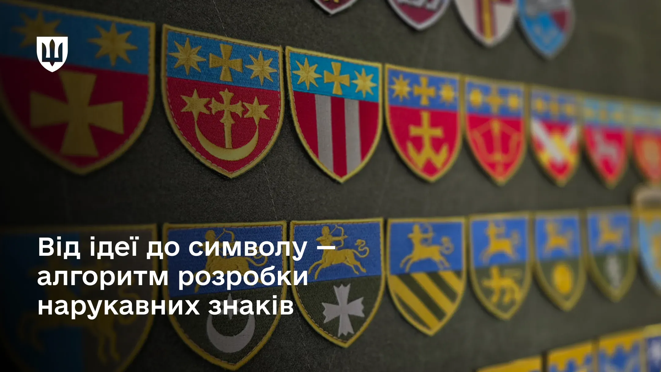 Право на свій нарукавний знак має кожна окрема військова частина, орган військового управління, вищий військовий навчальний заклад, установа та організація