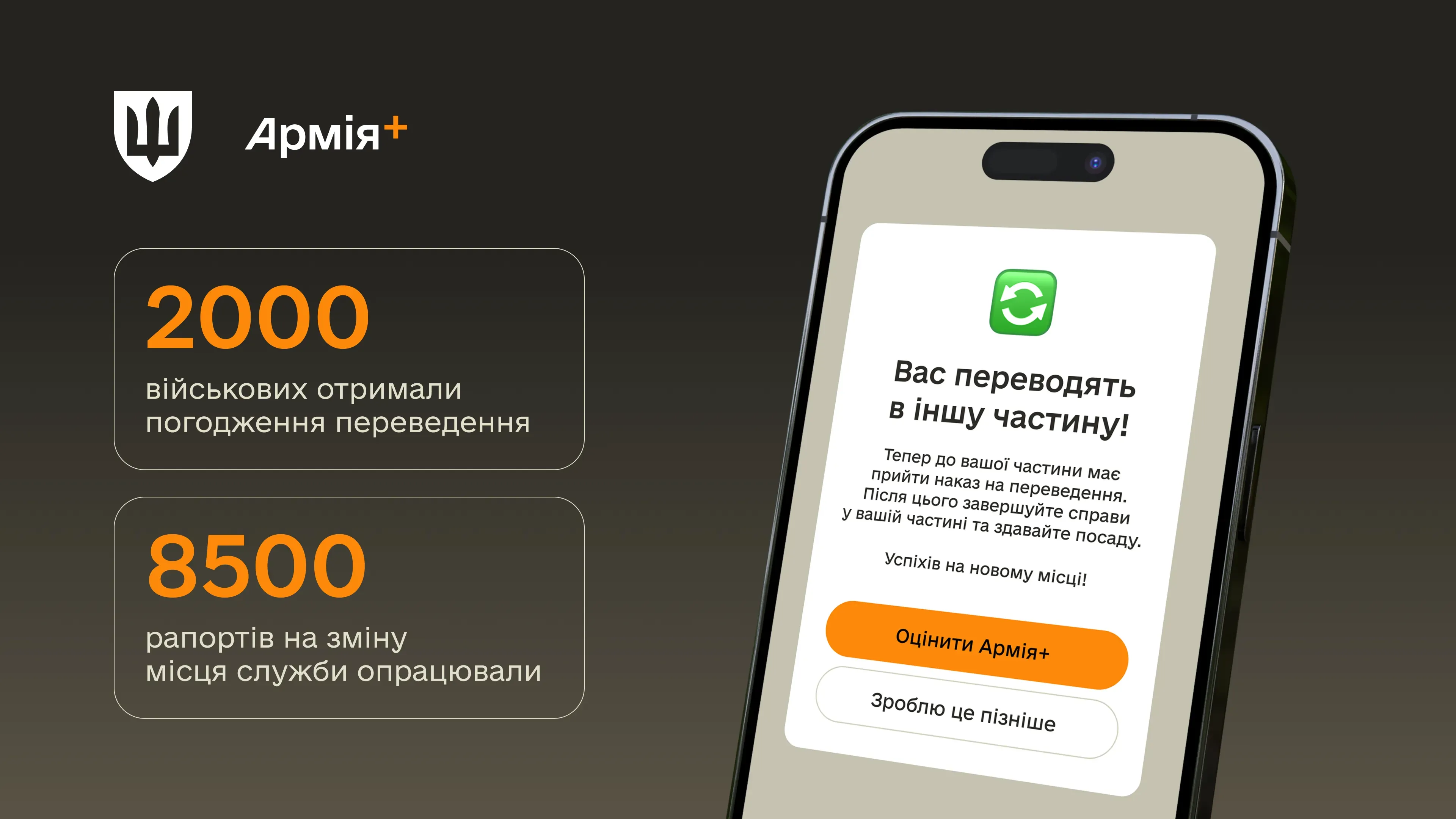 2 000 військовим погодили переведення у застосунку Армія+