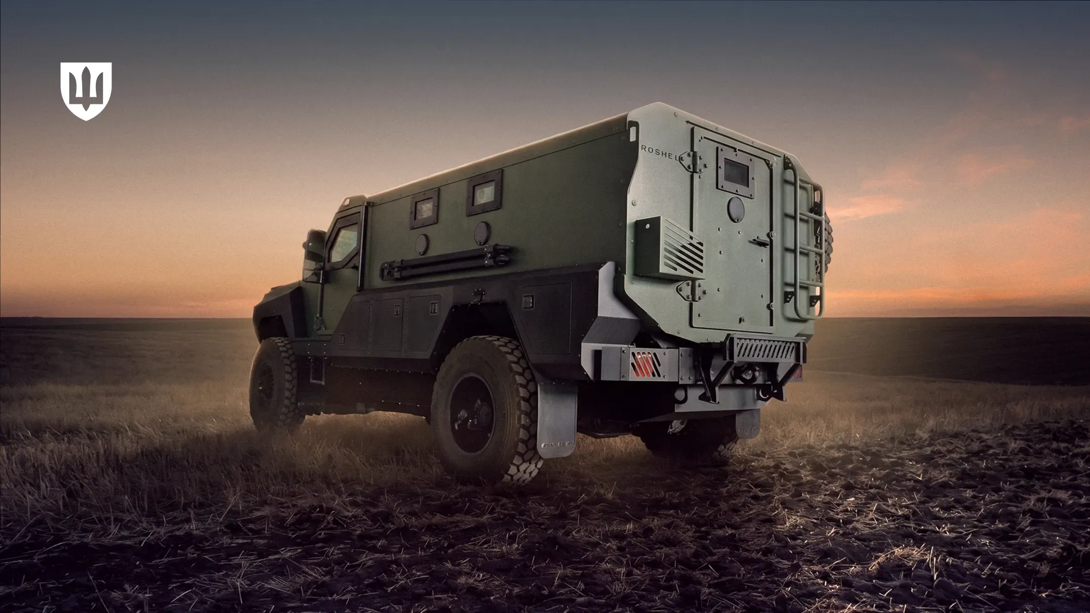 Бронемашина Roshel Senator MRAP на розмінуванні 