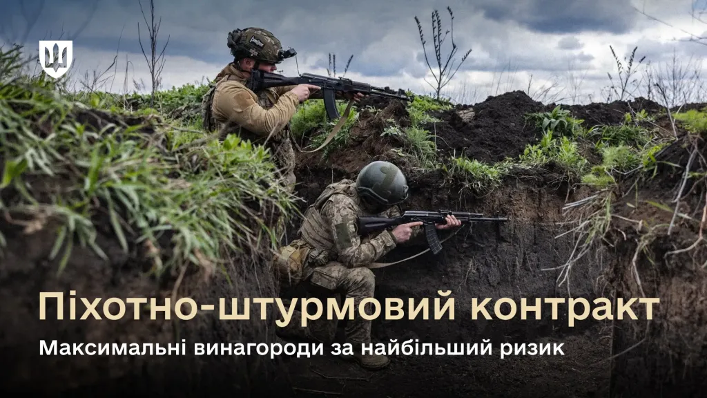 Українські військові на передовій штурмують траншею