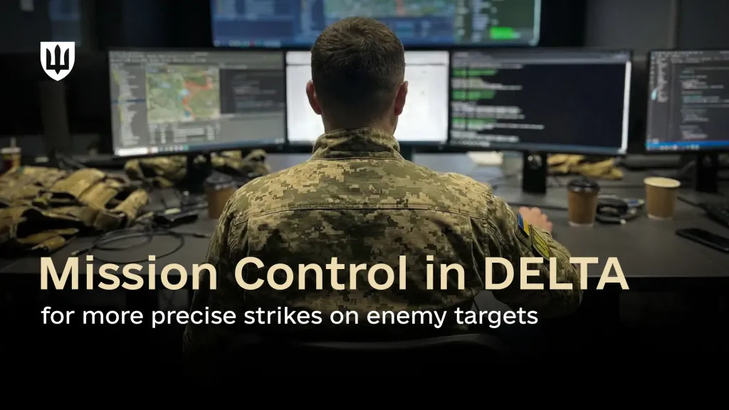 Service member using the DELTA combat system