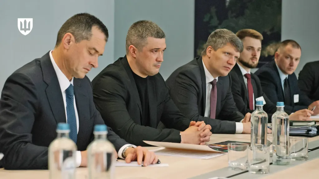 Міністр оборони України Михайло Федоров на зустрічі з представниками Європейського Союзу