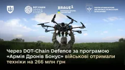 Через маркетплейс за програмою «Армія Дронів Бонус» поставлено техніки на 266 млн грн