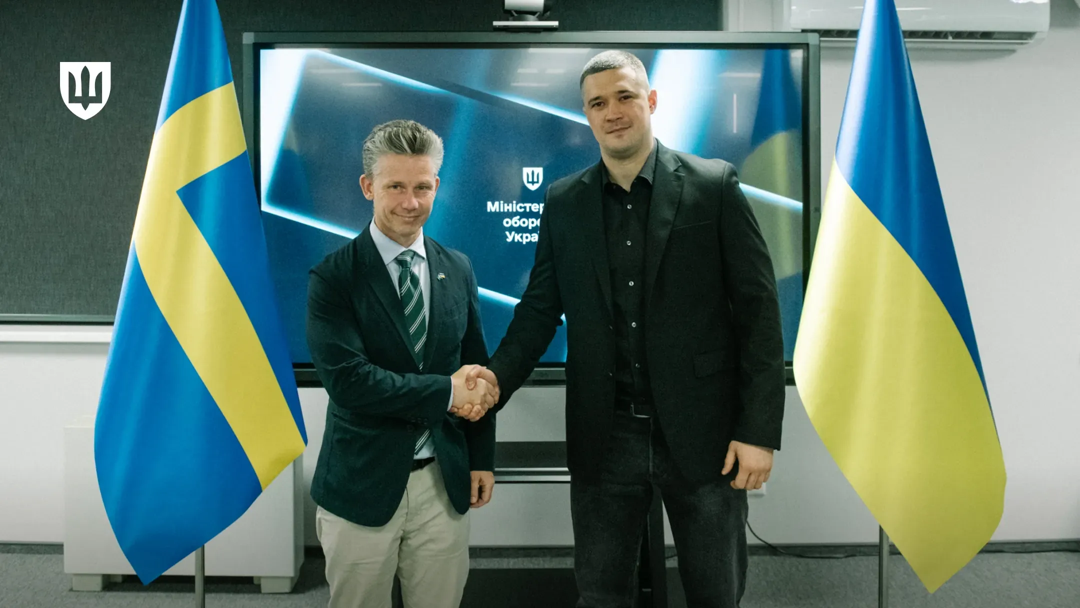 Міністр оборони Швеції Пол Йонсон та Міністр оборони України Михайло Федоров