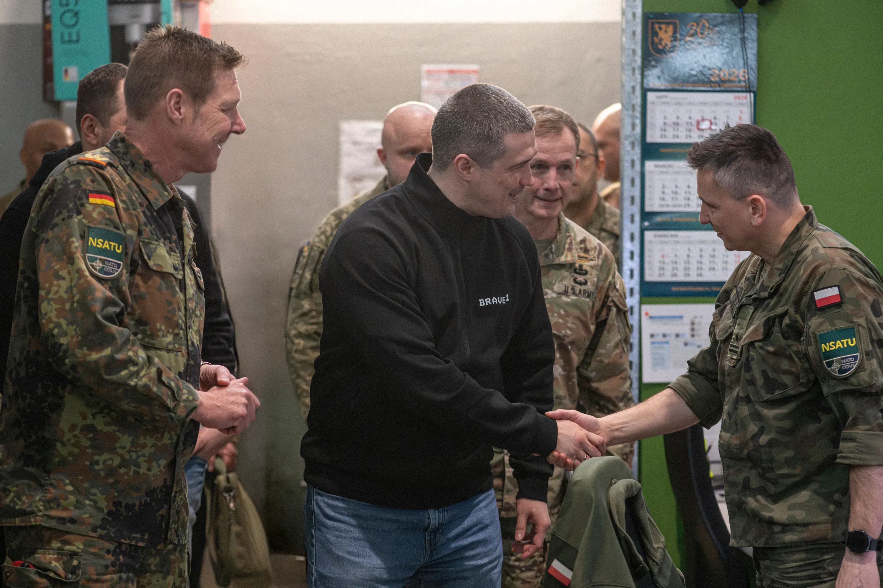 Mykhailo Fedorov at the NSATU center during his working visit