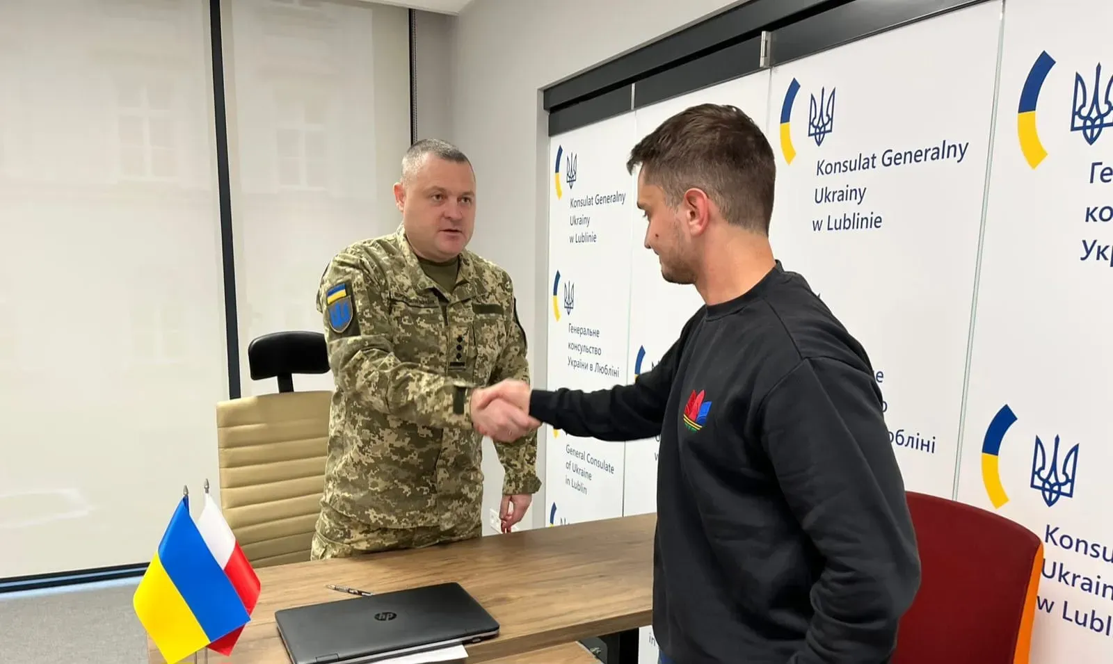 Друга група добровольців «Українського легіону» підписала контракти та розпочала підготовку у Польщі