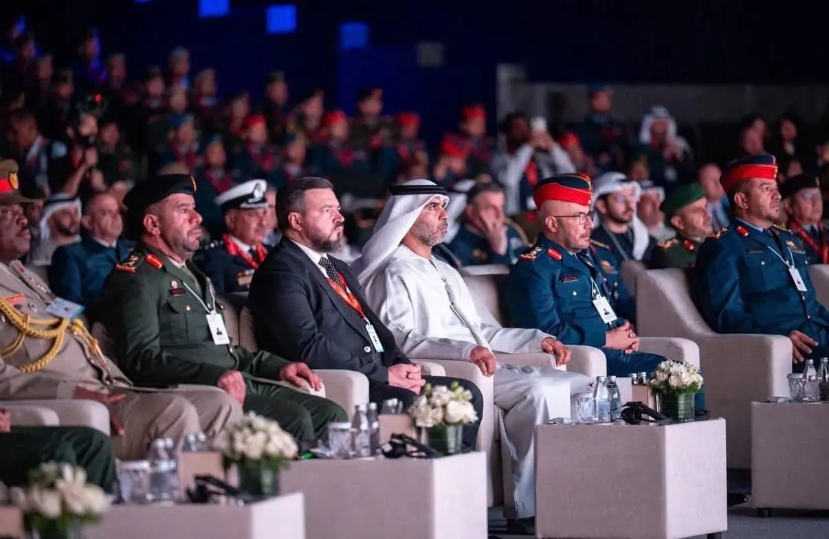 Deputy Minister of Defence of Ukraine for Aviation Development Oleksandr Kozenko attends UMEX & SimTEX 2026, the Unmanned Systems Exhibition and Simulation and Training Exhibition, in Abu Dhabi.-37-1